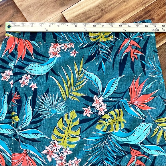 RipSkirt Hawaii Wrap Skirt Size Medium Length 2 Tropical Print Velcro Closure - Picture 5 of 8